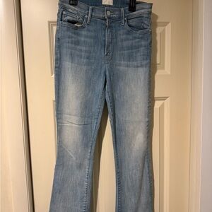 MOTHER Light Blue Flare Jeans